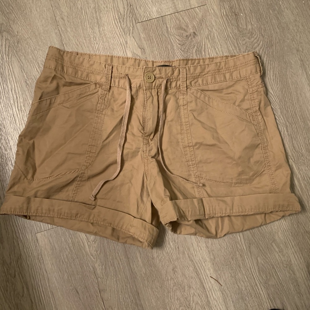 Khaki safari pants high waisted classic